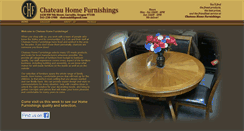 Desktop Screenshot of chateauhomefurnishings.com